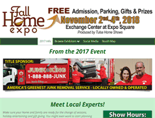 Tablet Screenshot of fallhomeexpo.com